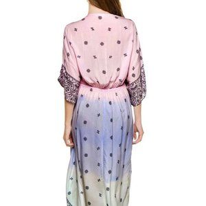 NWT Surf Gypsy Meadowbrook Ombre Tie Dye Twist Front Caftan